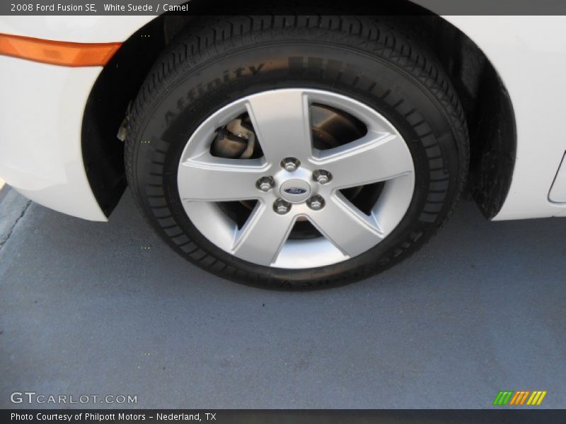 White Suede / Camel 2008 Ford Fusion SE