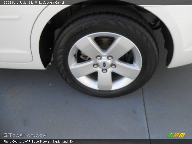 White Suede / Camel 2008 Ford Fusion SE