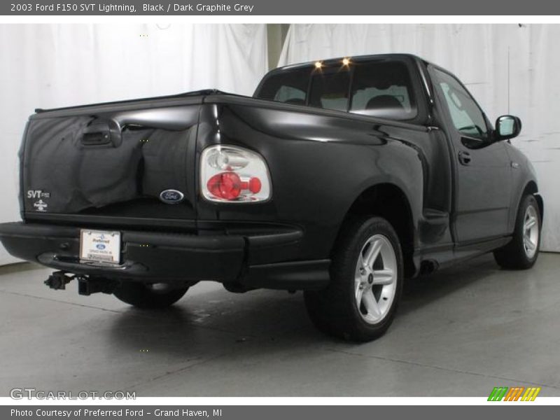 Black / Dark Graphite Grey 2003 Ford F150 SVT Lightning