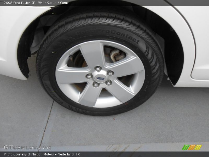 White Suede / Camel 2008 Ford Fusion SE