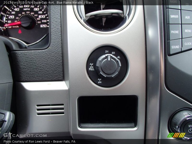 Blue Flame Metallic / Black 2013 Ford F150 FX4 SuperCab 4x4