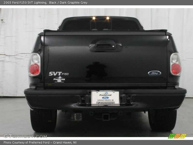 Black / Dark Graphite Grey 2003 Ford F150 SVT Lightning