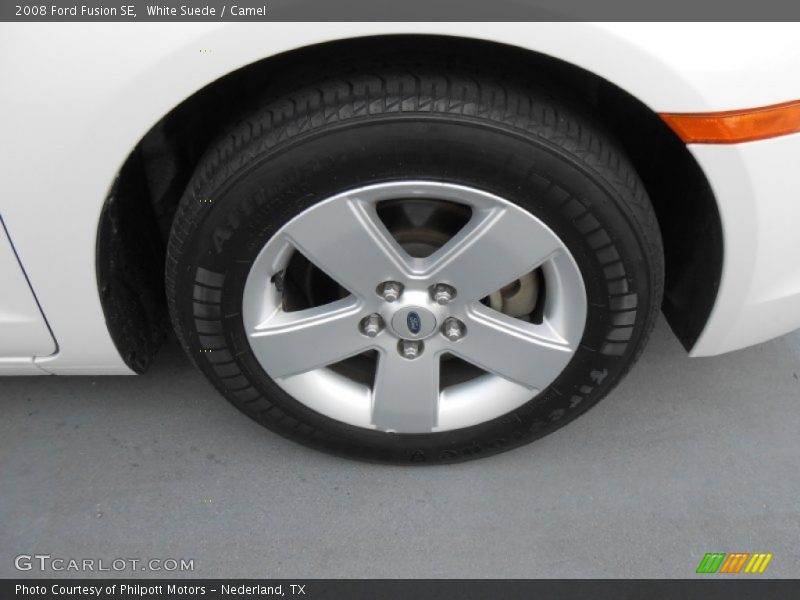 White Suede / Camel 2008 Ford Fusion SE