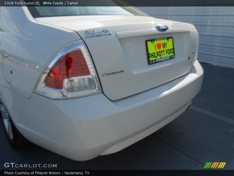 White Suede / Camel 2008 Ford Fusion SE