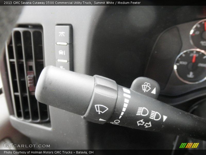 Controls of 2013 Savana Cutaway 3500 Commercial Utility Truck