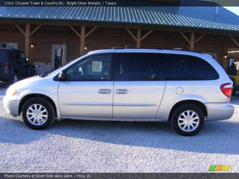 Bright Silver Metallic / Taupe 2003 Chrysler Town & Country EX