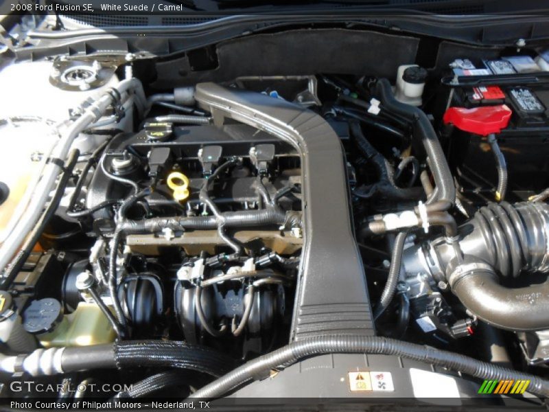 White Suede / Camel 2008 Ford Fusion SE