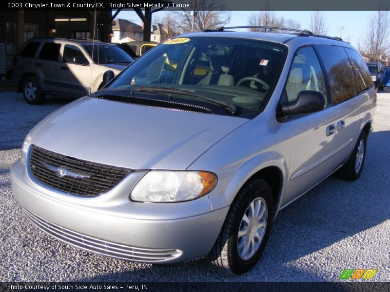 Bright Silver Metallic / Taupe 2003 Chrysler Town & Country EX