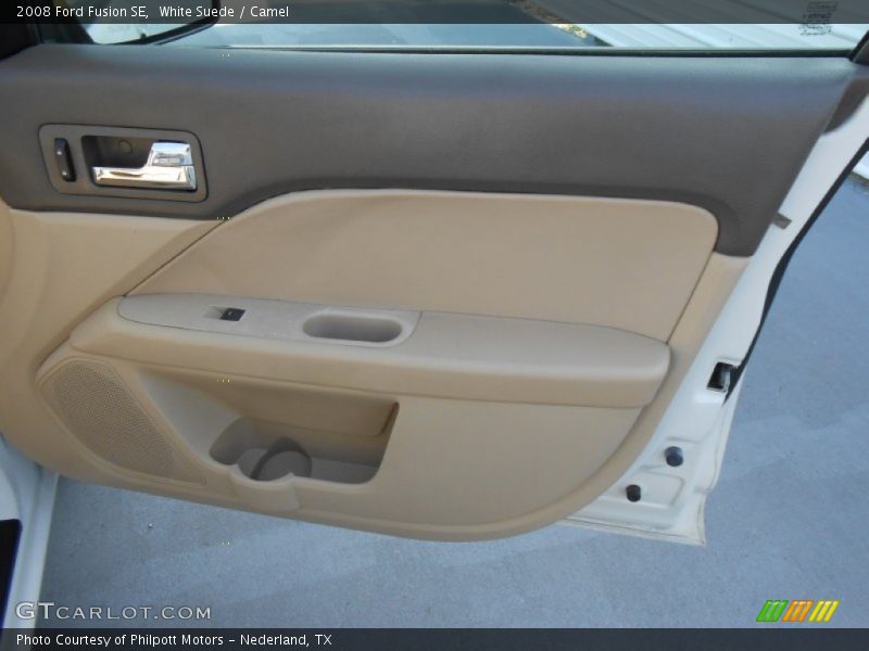 White Suede / Camel 2008 Ford Fusion SE
