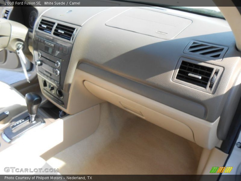 White Suede / Camel 2008 Ford Fusion SE