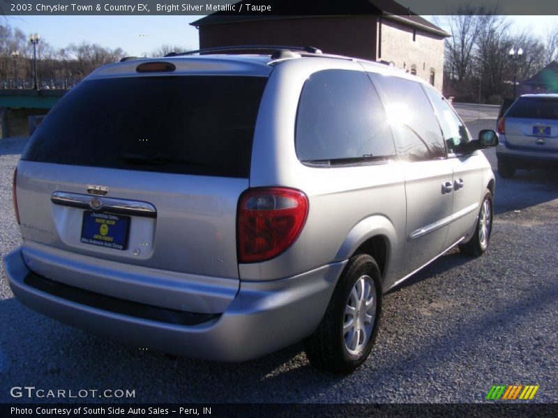 Bright Silver Metallic / Taupe 2003 Chrysler Town & Country EX
