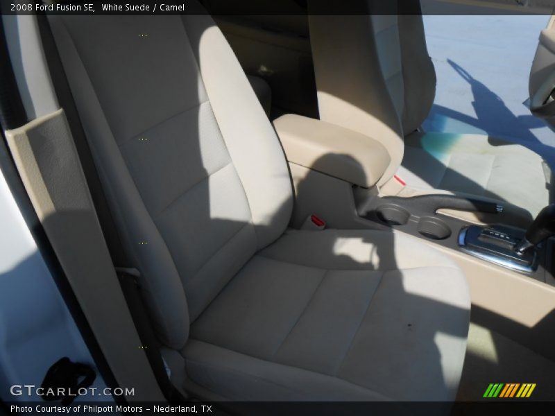 White Suede / Camel 2008 Ford Fusion SE