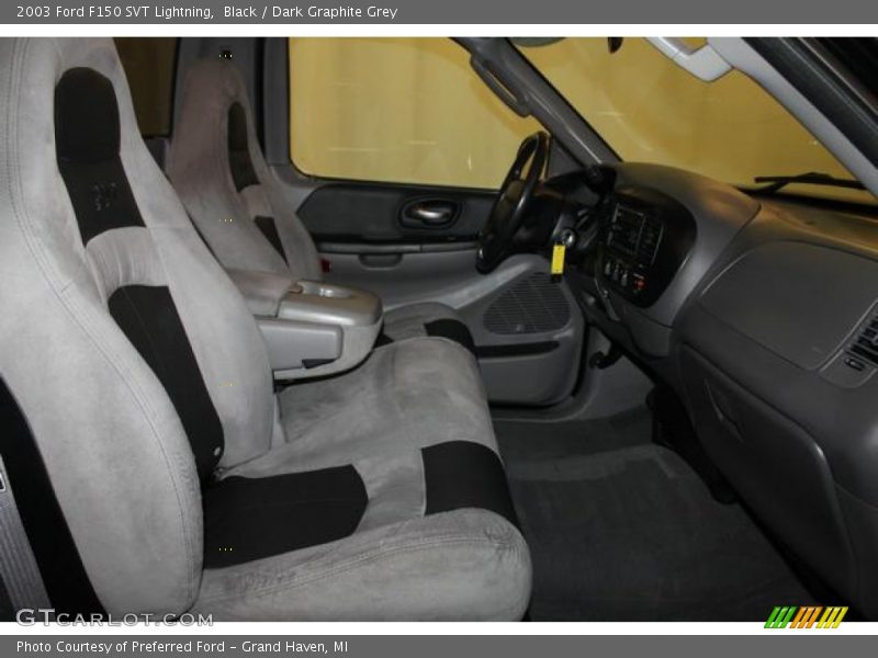  2003 F150 SVT Lightning Dark Graphite Grey Interior