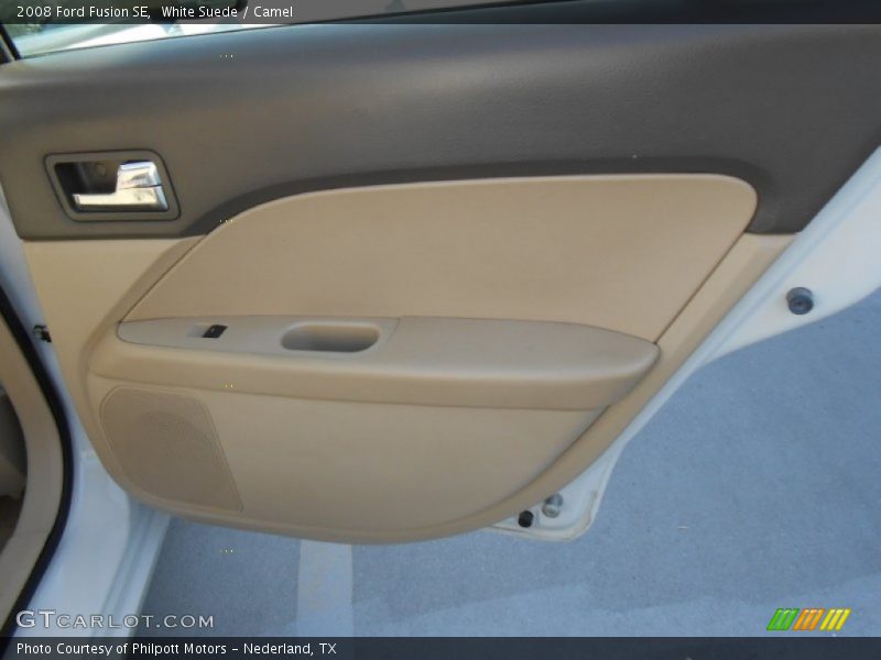 White Suede / Camel 2008 Ford Fusion SE