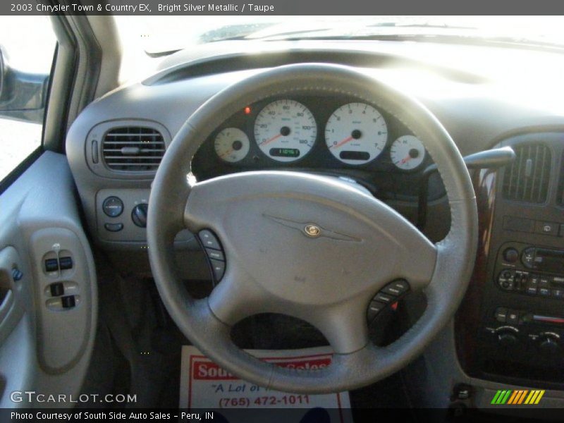 Bright Silver Metallic / Taupe 2003 Chrysler Town & Country EX