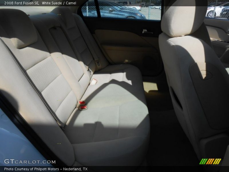 White Suede / Camel 2008 Ford Fusion SE