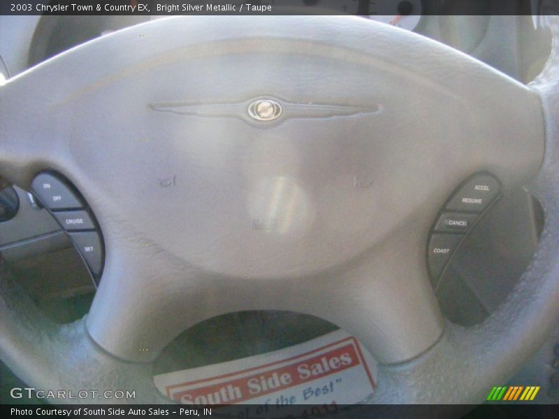 Bright Silver Metallic / Taupe 2003 Chrysler Town & Country EX