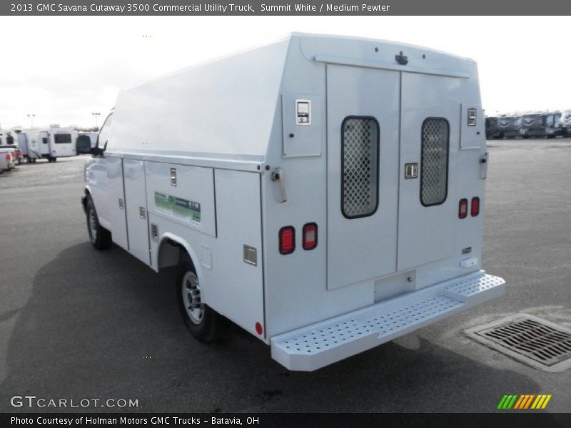  2013 Savana Cutaway 3500 Commercial Utility Truck Summit White