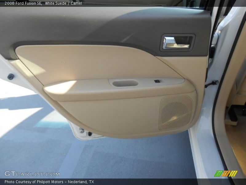 White Suede / Camel 2008 Ford Fusion SE