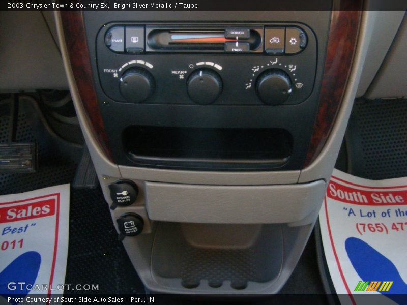 Bright Silver Metallic / Taupe 2003 Chrysler Town & Country EX