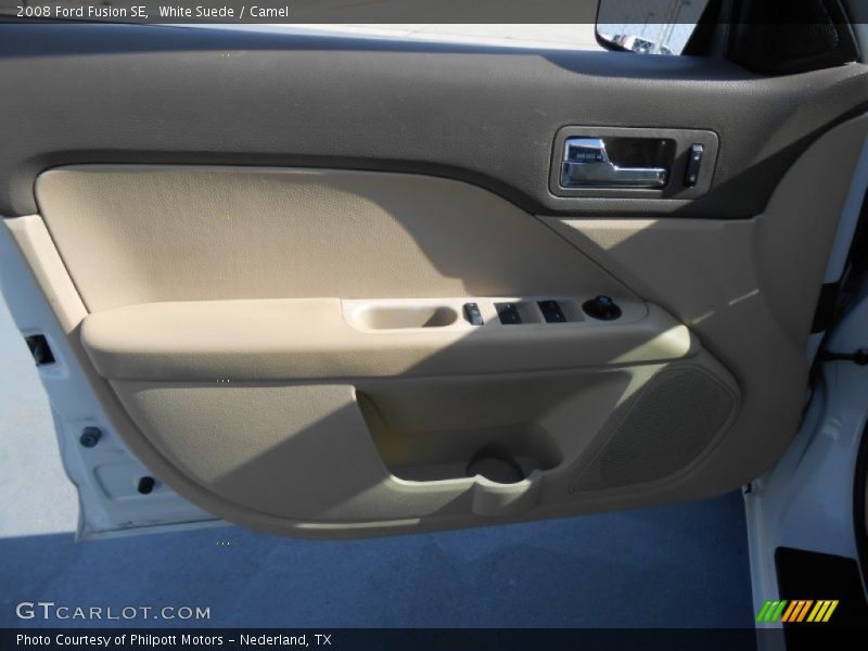 White Suede / Camel 2008 Ford Fusion SE