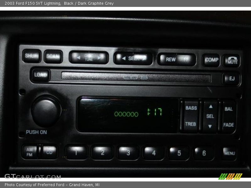 Audio System of 2003 F150 SVT Lightning