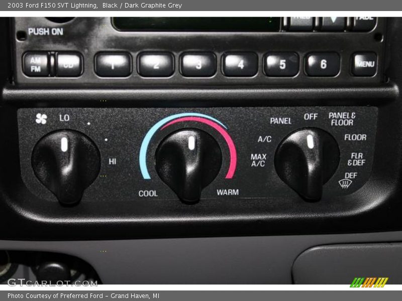 Controls of 2003 F150 SVT Lightning