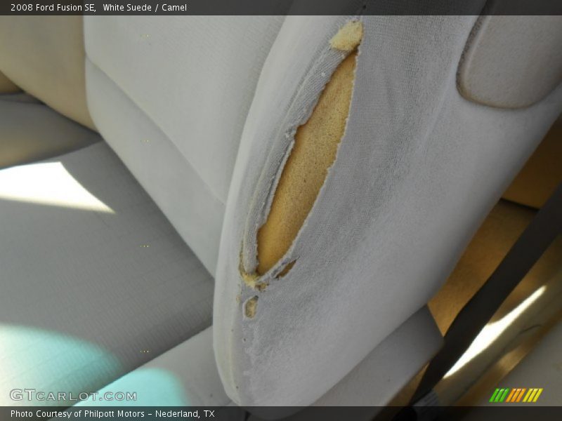 White Suede / Camel 2008 Ford Fusion SE