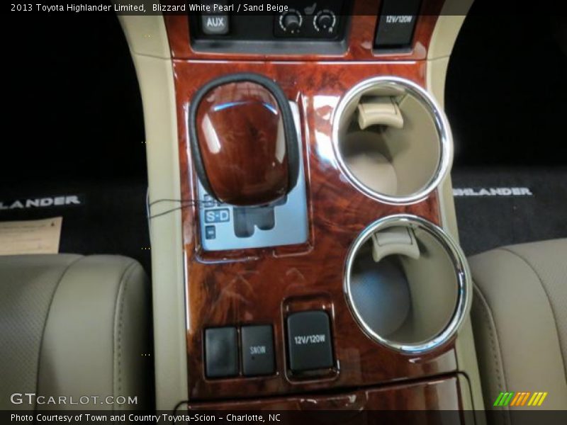  2013 Highlander Limited 5 Speed ECT-i Automatic Shifter