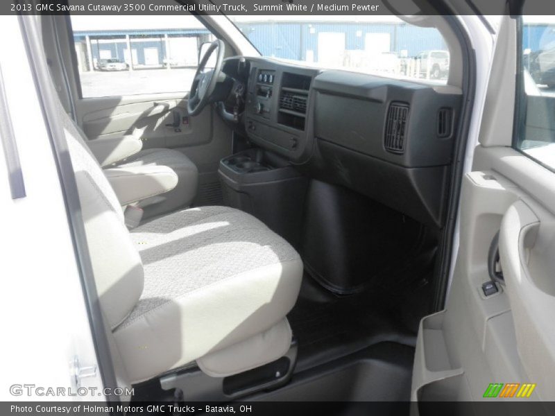 Summit White / Medium Pewter 2013 GMC Savana Cutaway 3500 Commercial Utility Truck