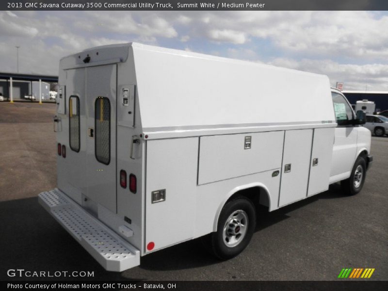 Summit White / Medium Pewter 2013 GMC Savana Cutaway 3500 Commercial Utility Truck