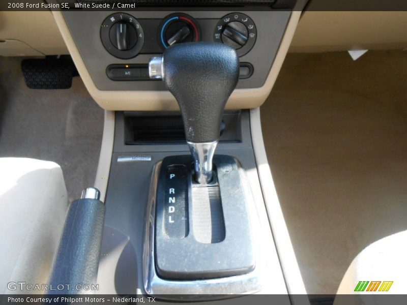 White Suede / Camel 2008 Ford Fusion SE