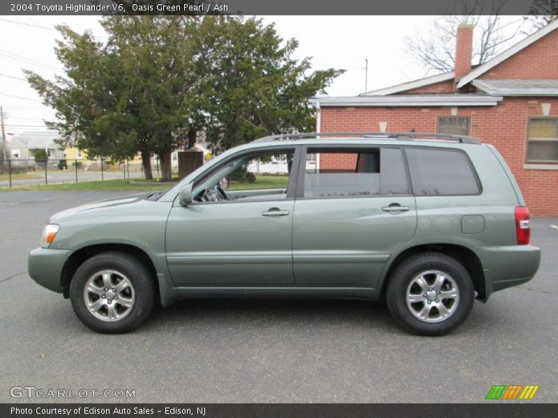 Oasis Green Pearl / Ash 2004 Toyota Highlander V6