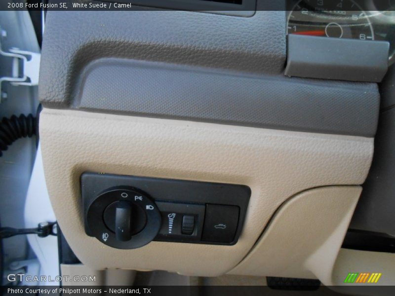 White Suede / Camel 2008 Ford Fusion SE