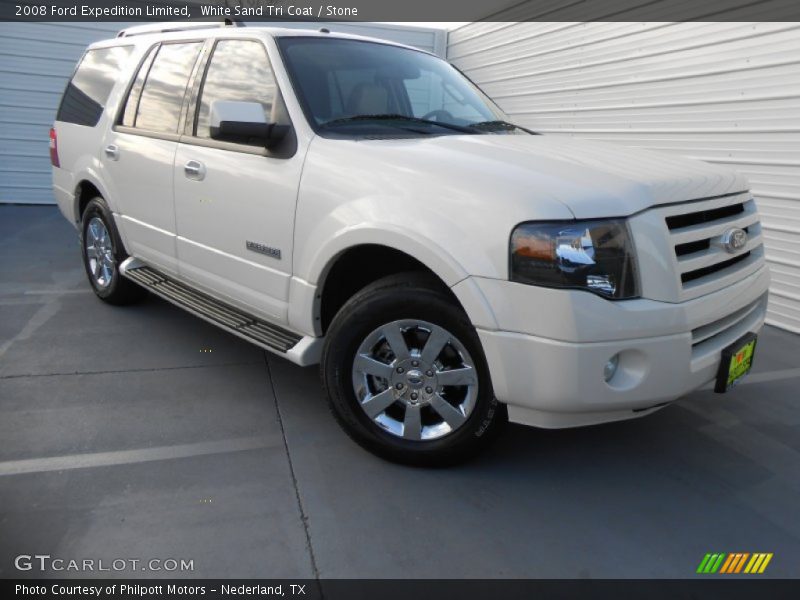 White Sand Tri Coat / Stone 2008 Ford Expedition Limited
