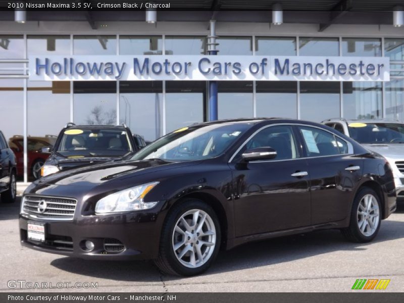 Crimson Black / Charcoal 2010 Nissan Maxima 3.5 SV
