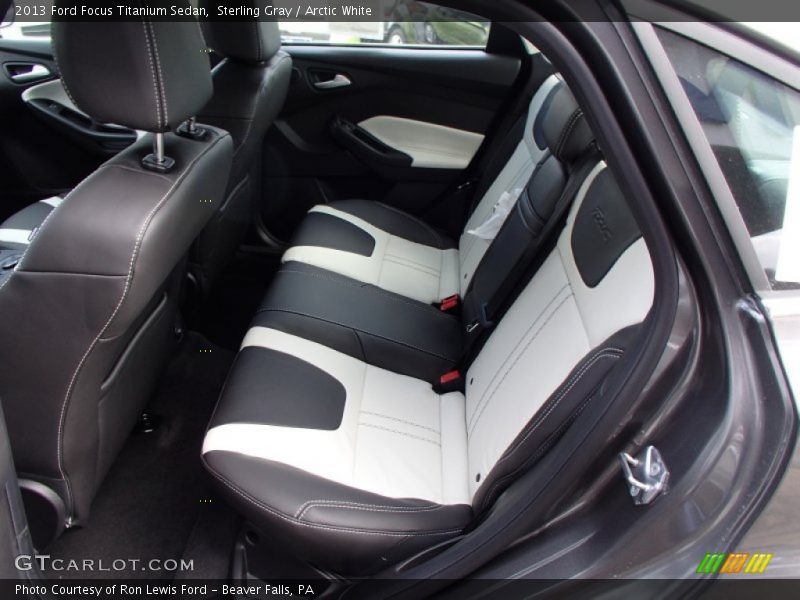 Rear Seat of 2013 Focus Titanium Sedan