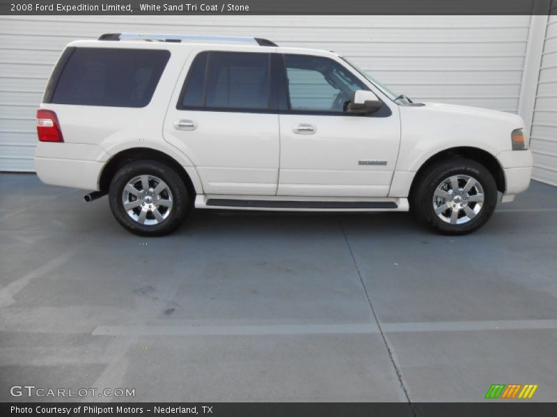 White Sand Tri Coat / Stone 2008 Ford Expedition Limited