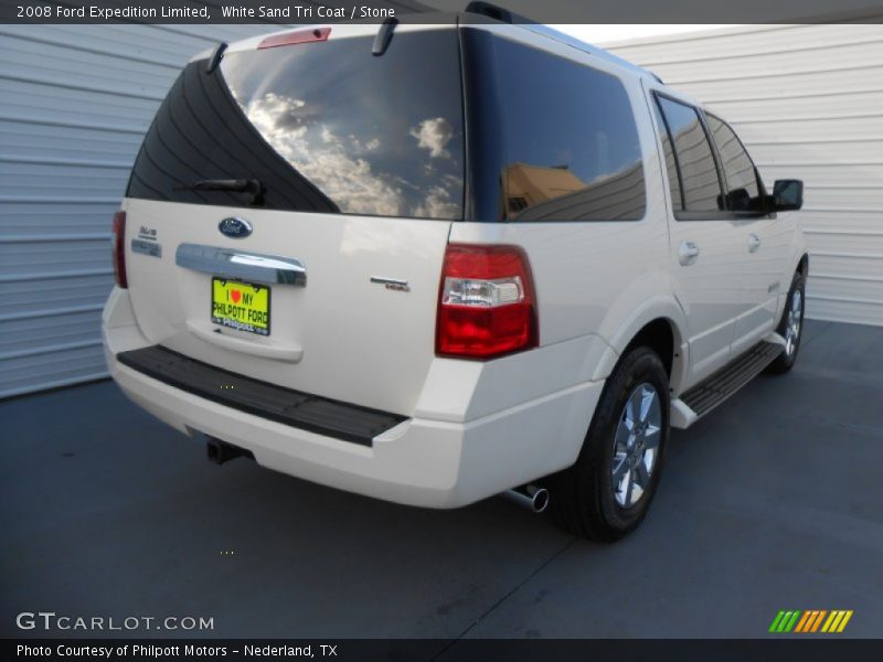 White Sand Tri Coat / Stone 2008 Ford Expedition Limited