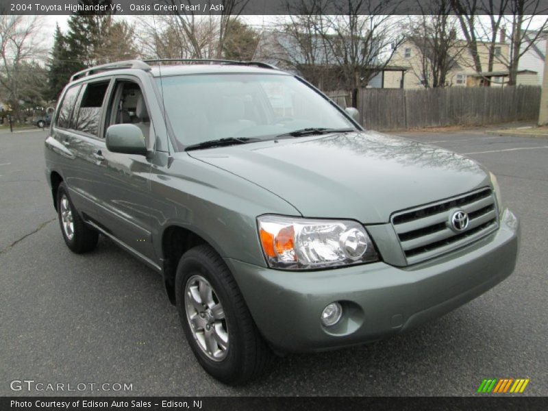 Oasis Green Pearl / Ash 2004 Toyota Highlander V6