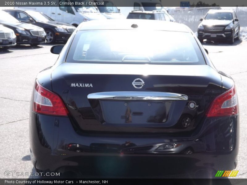 Crimson Black / Charcoal 2010 Nissan Maxima 3.5 SV