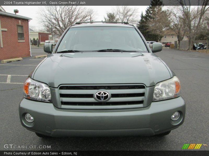 Oasis Green Pearl / Ash 2004 Toyota Highlander V6