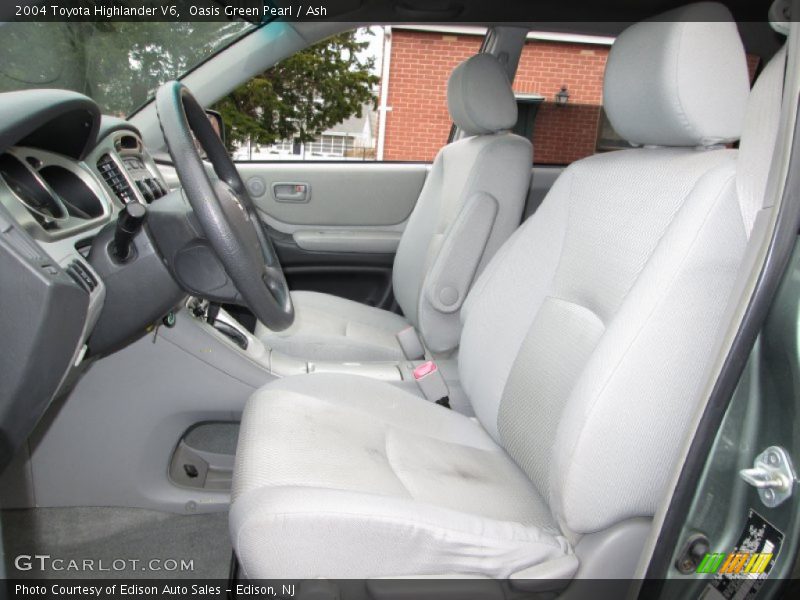 Front Seat of 2004 Highlander V6