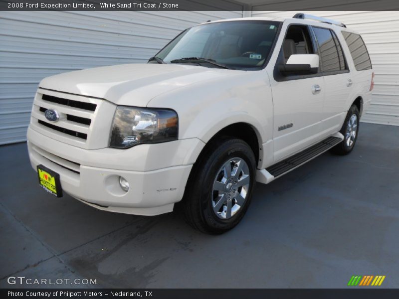 White Sand Tri Coat / Stone 2008 Ford Expedition Limited