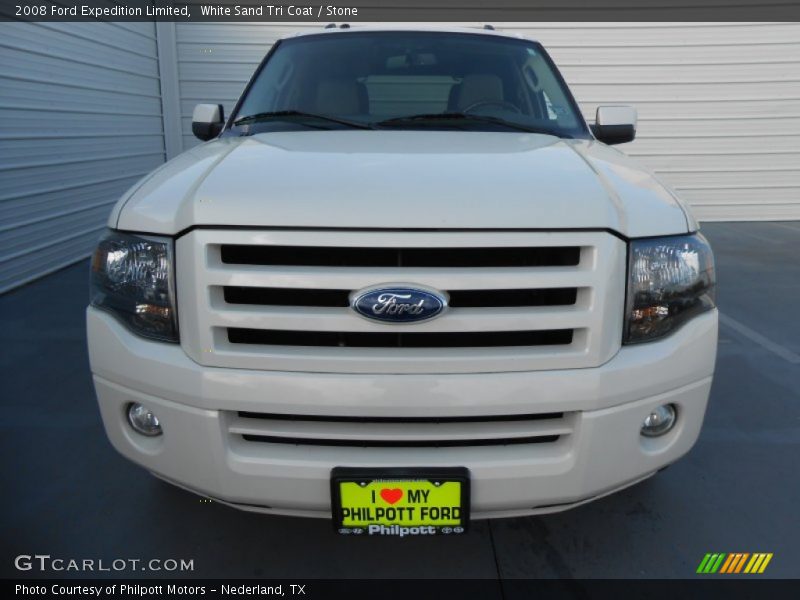 White Sand Tri Coat / Stone 2008 Ford Expedition Limited