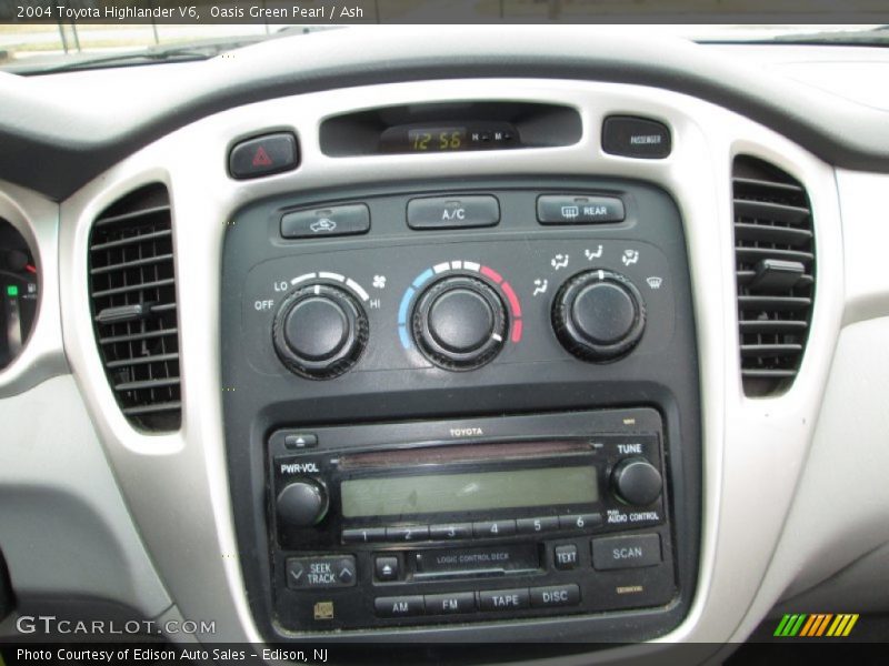 Controls of 2004 Highlander V6