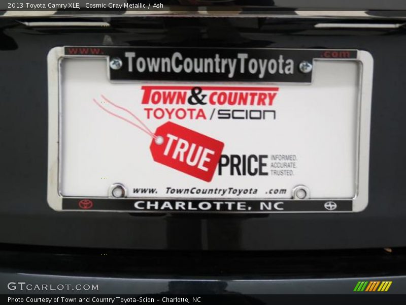 Cosmic Gray Metallic / Ash 2013 Toyota Camry XLE