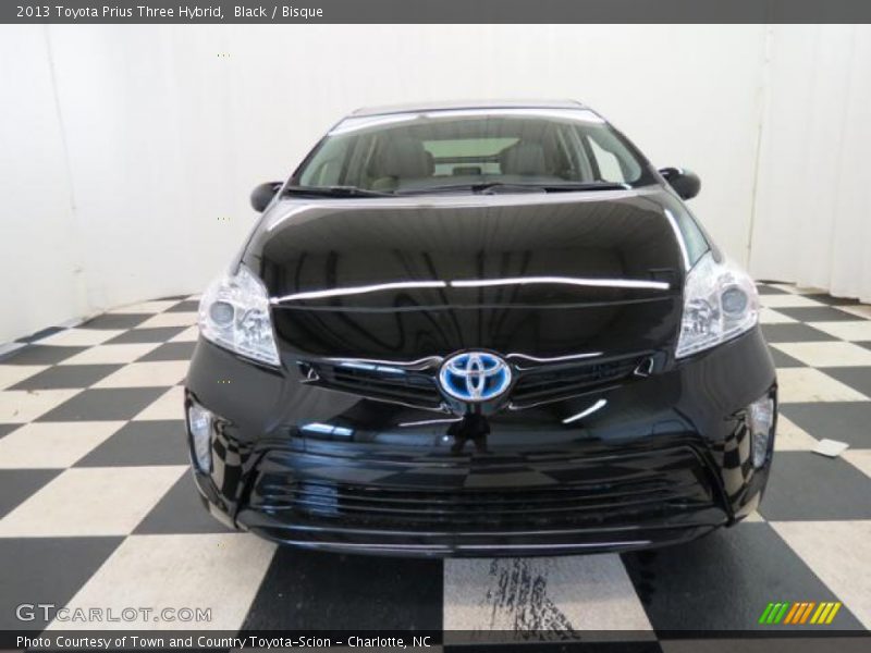 Black / Bisque 2013 Toyota Prius Three Hybrid