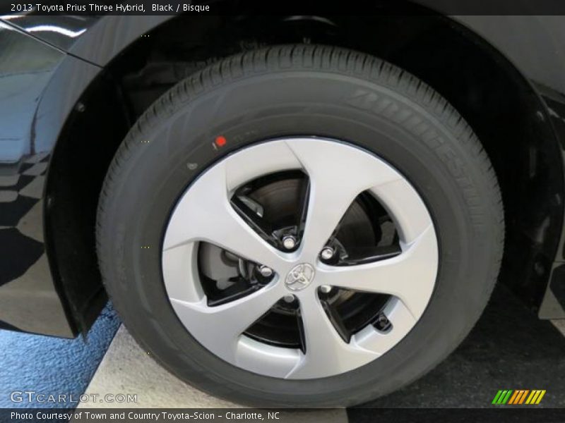 Black / Bisque 2013 Toyota Prius Three Hybrid