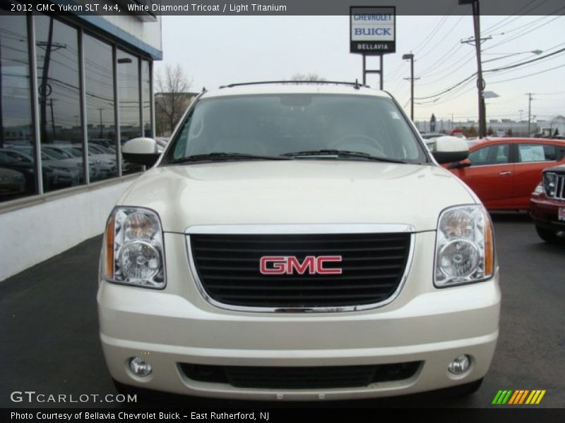 White Diamond Tricoat / Light Titanium 2012 GMC Yukon SLT 4x4